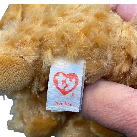 Ty Beanie Boos Plush Dog Golden Doodle Noodles Stuffed Animal Nursery Shower 6" - Picture 9 of 11